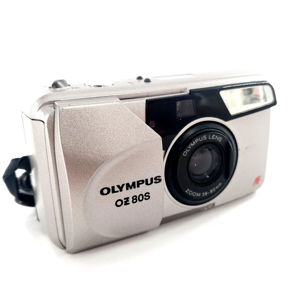 Olympus OZ 80S Panorama 35mm Point & Shoot Film Camera w/ RC-200 Film Tested